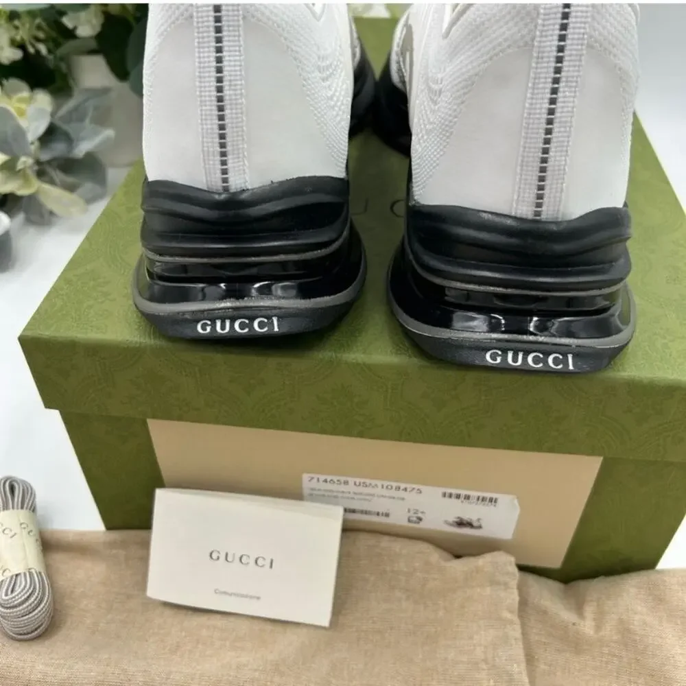 Men's Gucci interlocking G run trainer size 12.5 made in Italy